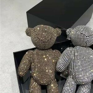 Silver Crystal Encrusted Teddy Bear 🧸 Bag